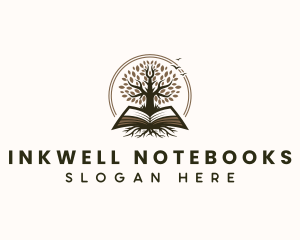 Notebook - Education Tree Notebook logo design