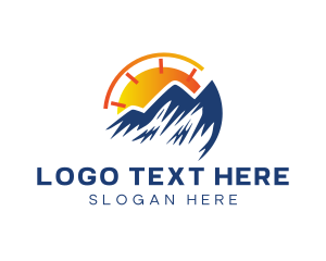 Outdoor - Sun Mountain Gauge logo design