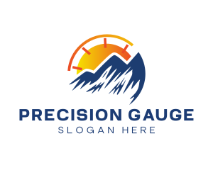 Gauge - Sun Mountain Gauge logo design