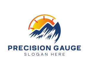 Sun Mountain Gauge logo design