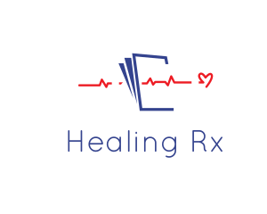 Prescription - Medical Heartbeat Document logo design