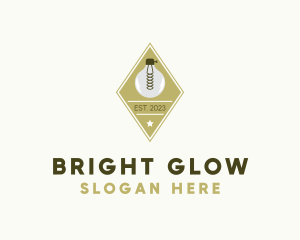 Lighting - Light Bulb Patch logo design