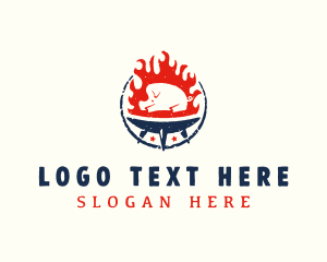 Flame Roasted Pork Logo