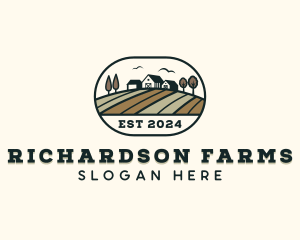 Countryside Farm Field logo design