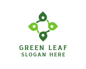 Leaf - Leaf Wellness Cross logo design