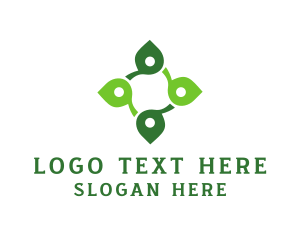 Leaf - Leaf Wellness Cross logo design