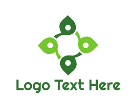 Leaf - Leaf Wellness Cross logo design