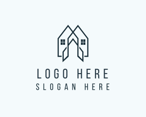 Village - Residential Housing Rental logo design