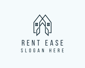 Residential Housing Rental  logo design