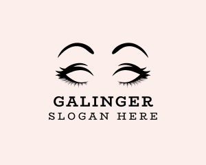 Beauty Eyelashes Makeup logo design