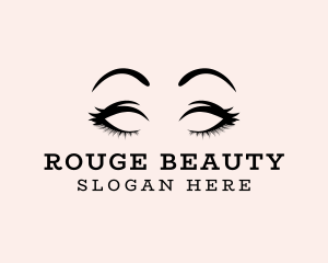 Beauty Eyelashes Makeup logo design