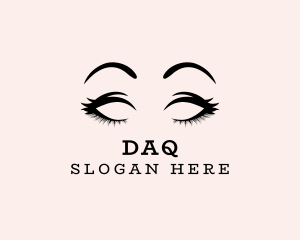 Beauty Eyelashes Makeup logo design