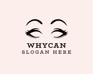 Beauty Eyelashes Makeup logo design