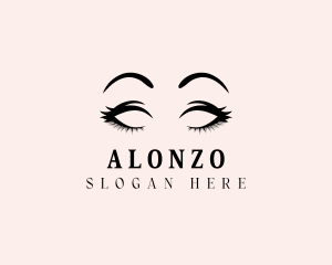 Beauty Eyelashes Makeup logo design