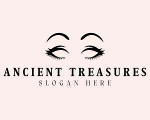 Beauty Eyelashes Makeup logo design