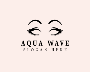 Beauty Eyelashes Makeup logo design