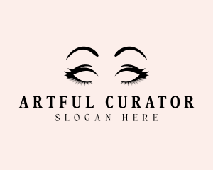 Beauty Eyelashes Makeup logo design