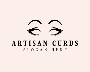 Beauty Eyelashes Makeup logo design