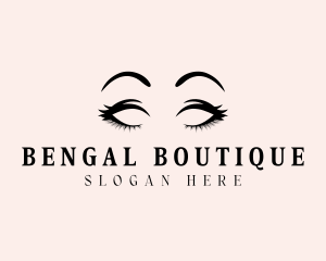 Beauty Eyelashes Makeup logo design