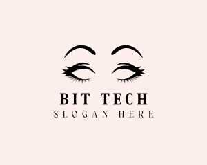 Beauty Eyelashes Makeup logo design