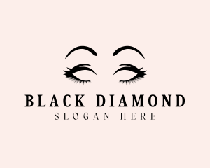 Beauty Eyelashes Makeup logo design