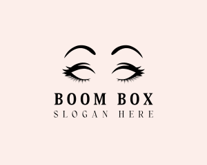 Beauty Eyelashes Makeup logo design