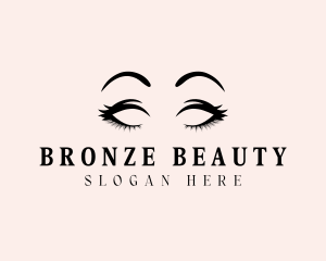 Beauty Eyelashes Makeup logo design