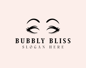 Beauty Eyelashes Makeup logo design