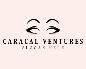 Beauty Eyelashes Makeup logo design