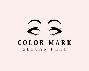 Beauty Eyelashes Makeup logo design