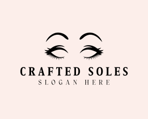 Beauty Eyelashes Makeup logo design