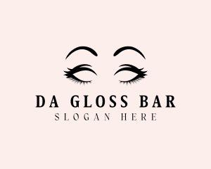 Beauty Eyelashes Makeup logo design