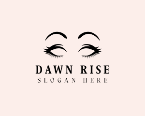 Beauty Eyelashes Makeup logo design