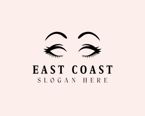 Beauty Eyelashes Makeup logo design