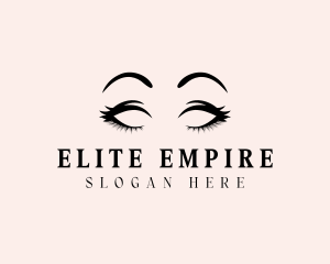 Beauty Eyelashes Makeup logo design