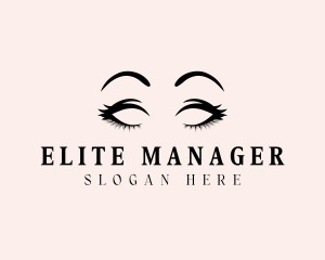 Beauty Eyelashes Makeup logo design