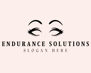 Beauty Eyelashes Makeup logo design