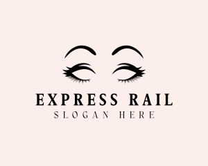 Beauty Eyelashes Makeup logo design