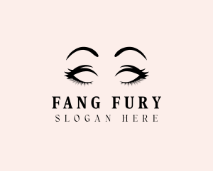 Beauty Eyelashes Makeup logo design