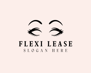 Beauty Eyelashes Makeup logo design