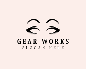 Beauty Eyelashes Makeup logo design