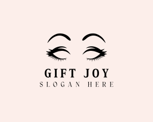 Beauty Eyelashes Makeup logo design