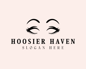 Beauty Eyelashes Makeup logo design