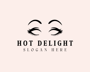 Beauty Eyelashes Makeup logo design