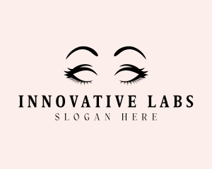 Beauty Eyelashes Makeup logo design