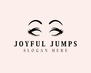 Beauty Eyelashes Makeup logo design