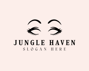 Beauty Eyelashes Makeup logo design