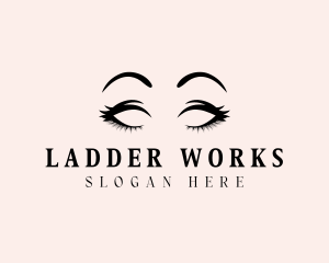 Beauty Eyelashes Makeup logo design