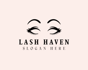 Beauty Eyelashes Makeup logo design