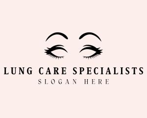 Beauty Eyelashes Makeup logo design